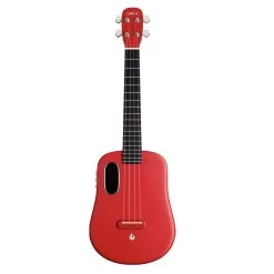 Lava Music U 26" Electric Acoustic Uke Ukulele W/ FreeBoost Preamp System, Red