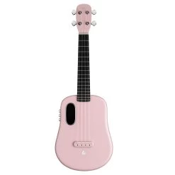 Lava Music U 23" Electric Acoustic Uke Ukulele W/ FreeBoost Preamp System, Pink