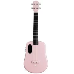 Lava Music U 26" Electric Acoustic Uke Ukulele W/ FreeBoost Preamp System, Pink