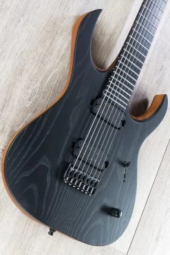 Mayones Duvell Elite Gothic 7 Guitar, Ash Top, Mahogany Body, Duncan Pickups - DF1910958 -Musical Instrument Shop may duv elite7 goth 1