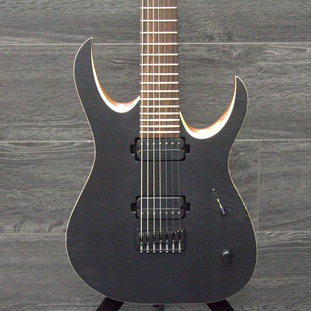 Mayones Duvell 7 Standard T-BLK-M 7-String Trans Black Finish Flamed Maple Top W/ Hardshell Case NAMM 2015 Exclusive 3 Mayones Duvell 7 Standard T-BLK-M 7-String Trans Black Finish Flamed Maple Top W/ Hardshell Case NAMM 2015 Exclusive
