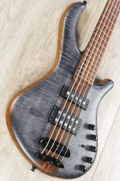 Mayones Patriot Tank 5, 5-String Bass, Trans Graphite Finish, Flame Maple Top, Nordstrand Pickups -Musical Instrument Shop may pat5 tt gram