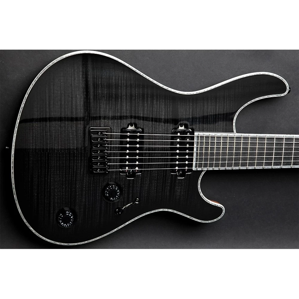Mayones Regius 7M T-BLKB-G 7-String Electric Guitar Transparent Blackburst W/ Hardcase 7 Mayones Regius 7M T-BLKB-G 7-String Electric Guitar Transparent Blackburst W/ Hardcase - Image 5