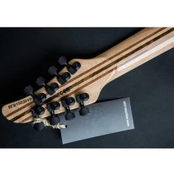 Mayones Regius 8 4Ever 8-String Baritone Scale Electric Guitar Ebony Macassar Gloss Finish With Hardcase -Musical Instrument Shop may reg8 em4 3