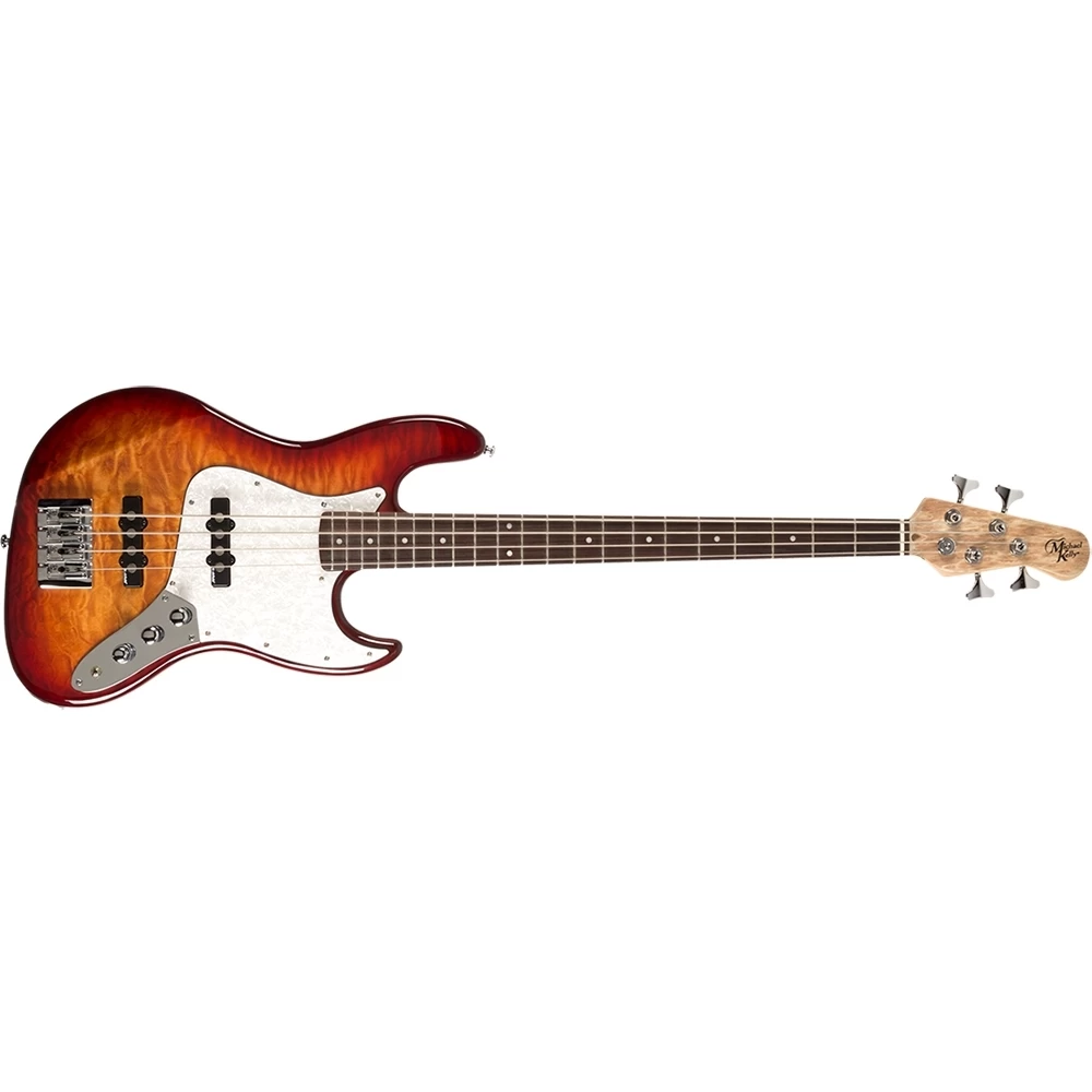Michael Kelly Element 4Q Electric Bass, Rosewood Fretboard - Aged Cherryburst 3 Michael Kelly Element 4Q Electric Bass, Rosewood Fretboard - Aged Cherryburst