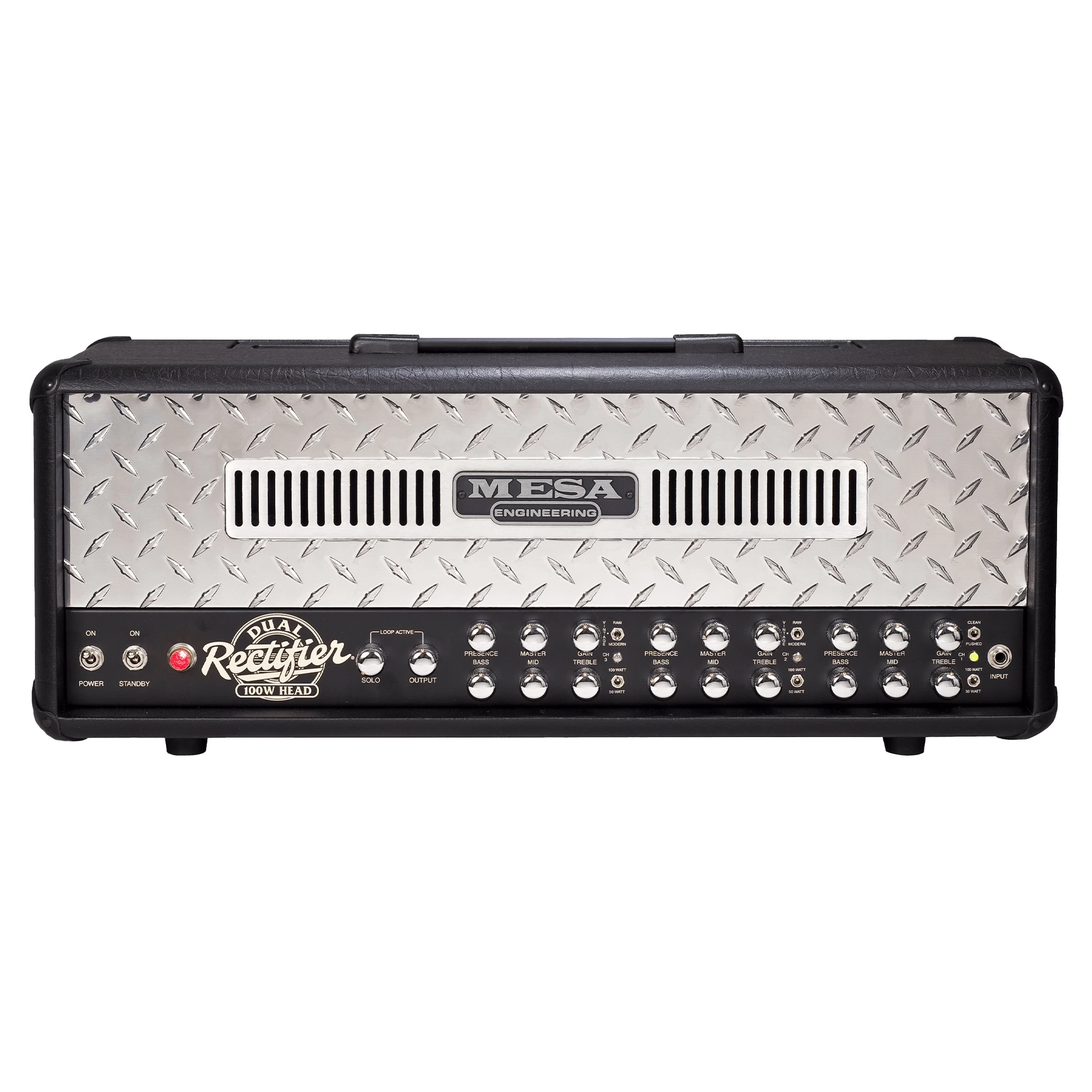 Mesa/Boogie Dual Rectifier 100-Watt 3-Channel Tube Guitar Amp Head, Black Taurus 3 Mesa/Boogie Dual Rectifier 100-Watt 3-Channel Tube Guitar Amp Head, Black Taurus