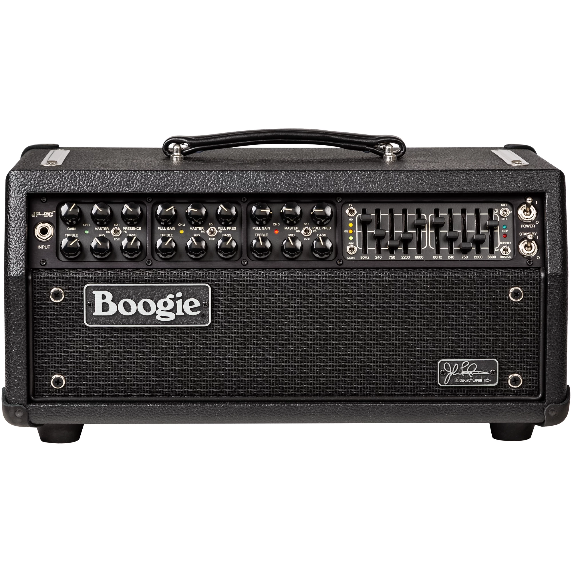 Mesa/Boogie JP2C John Petrucci 100-Watt 3-Channel Tube Guitar Amp Head, Black Bronco 3 Mesa/Boogie JP2C John Petrucci 100-Watt 3-Channel Tube Guitar Amp Head, Black Bronco
