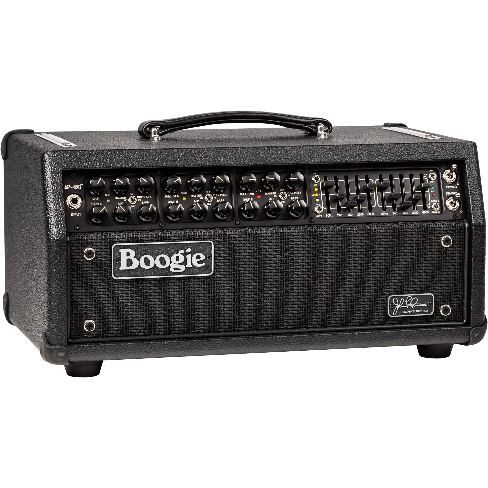 Mesa/Boogie JP2C John Petrucci 100-Watt 3-Channel Tube Guitar Amp Head, Black Bronco 5 Mesa/Boogie JP2C John Petrucci 100-Watt 3-Channel Tube Guitar Amp Head, Black Bronco - Image 3