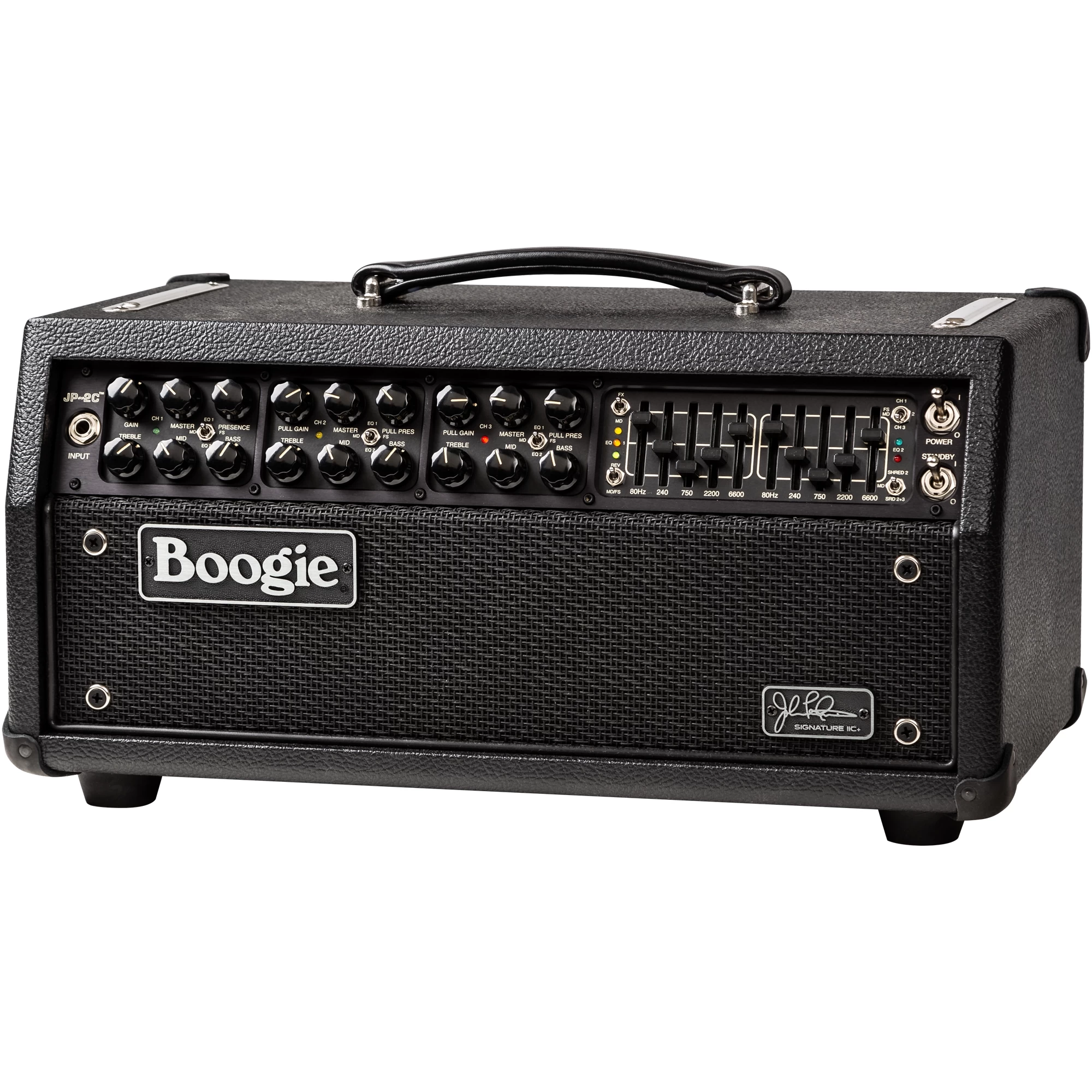 Mesa/Boogie JP2C John Petrucci 100-Watt 3-Channel Tube Guitar Amp Head, Black Bronco 4 Mesa/Boogie JP2C John Petrucci 100-Watt 3-Channel Tube Guitar Amp Head, Black Bronco - Image 2