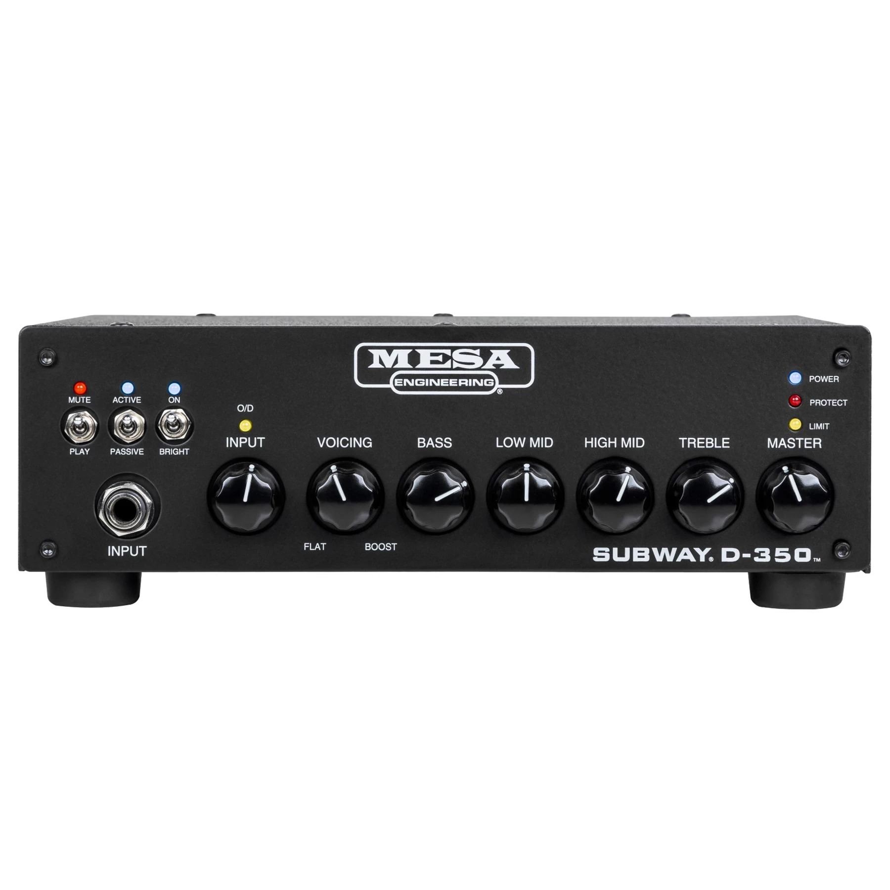 Mesa Boogie Subway D350 Compact 350-Watt 3-lb Bass Amp Head W/ Gig Bag 4 Mesa Boogie Subway D350 Compact 350-Watt 3-lb Bass Amp Head W/ Gig Bag - Image 2