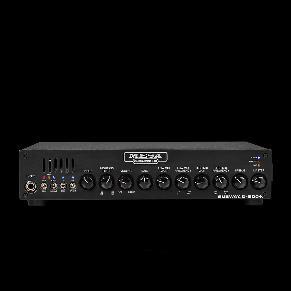 Mesa Boogie Subway Series D800+ Bass Guitar Amp Head, 800w, 6.3 Lbs 3 Mesa Boogie Subway Series D800+ Bass Guitar Amp Head, 800w, 6.3 Lbs
