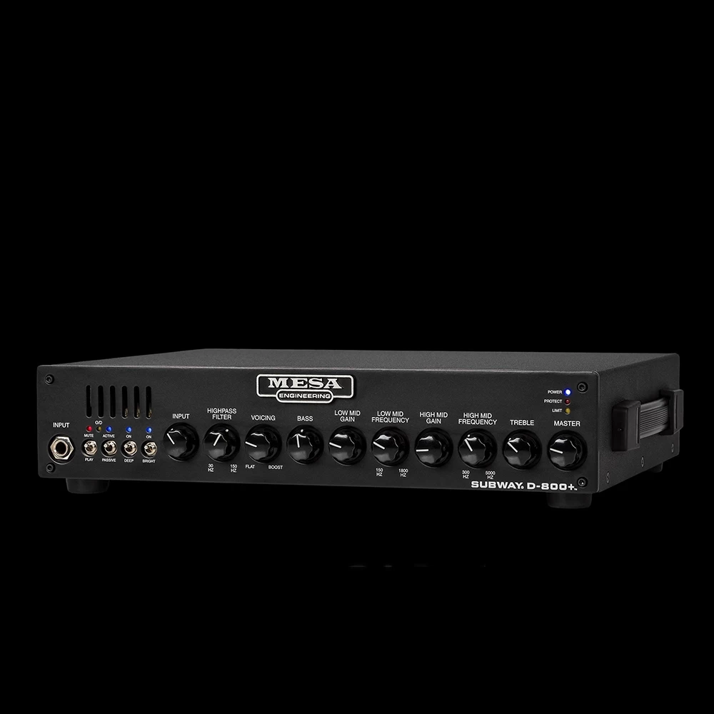 Mesa Boogie Subway Series D800+ Bass Guitar Amp Head, 800w, 6.3 Lbs 4 Mesa Boogie Subway Series D800+ Bass Guitar Amp Head, 800w, 6.3 Lbs - Image 2