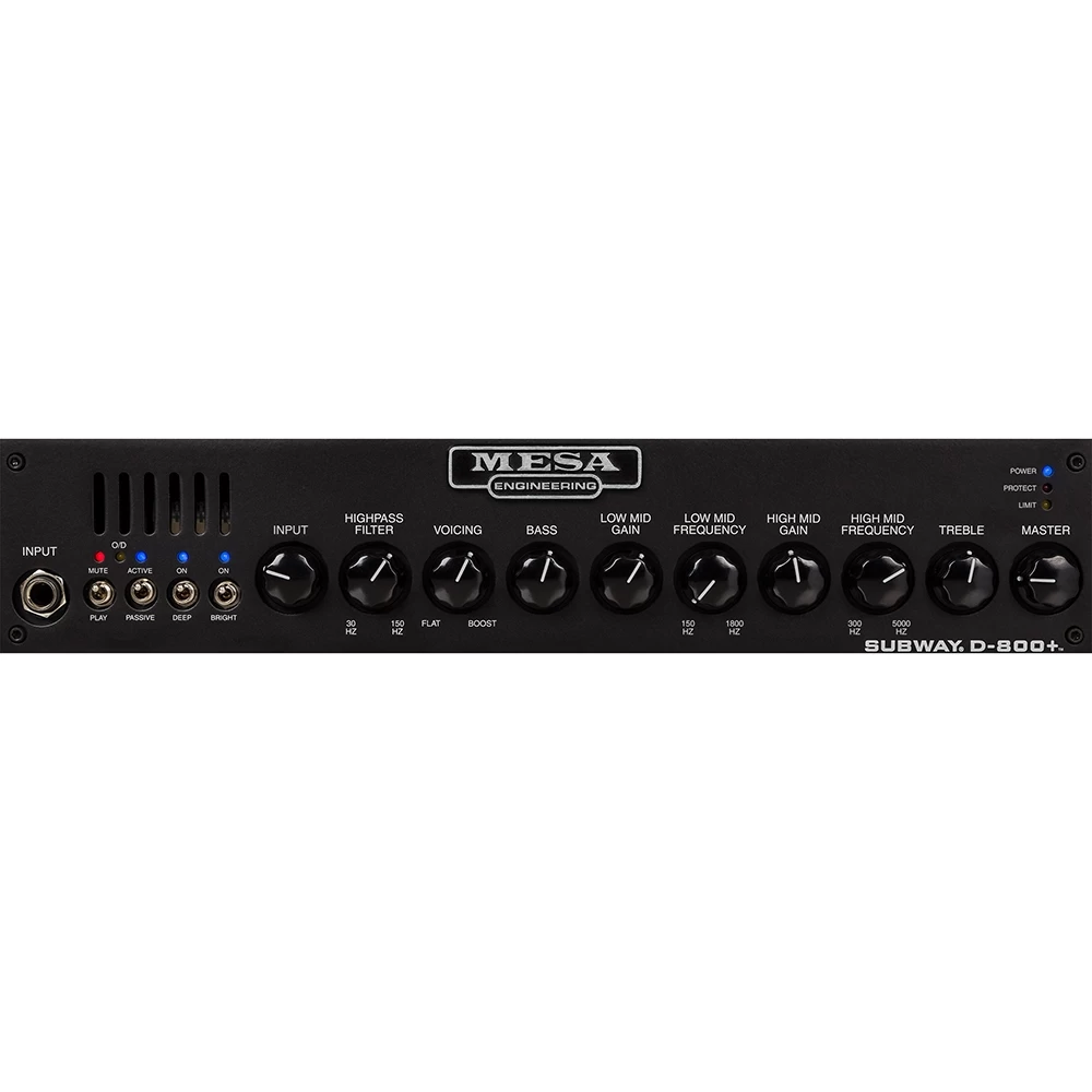 Mesa Boogie Subway Series D800+ Bass Guitar Amp Head, 800w, 6.3 Lbs 6 Mesa Boogie Subway Series D800+ Bass Guitar Amp Head, 800w, 6.3 Lbs - Image 4