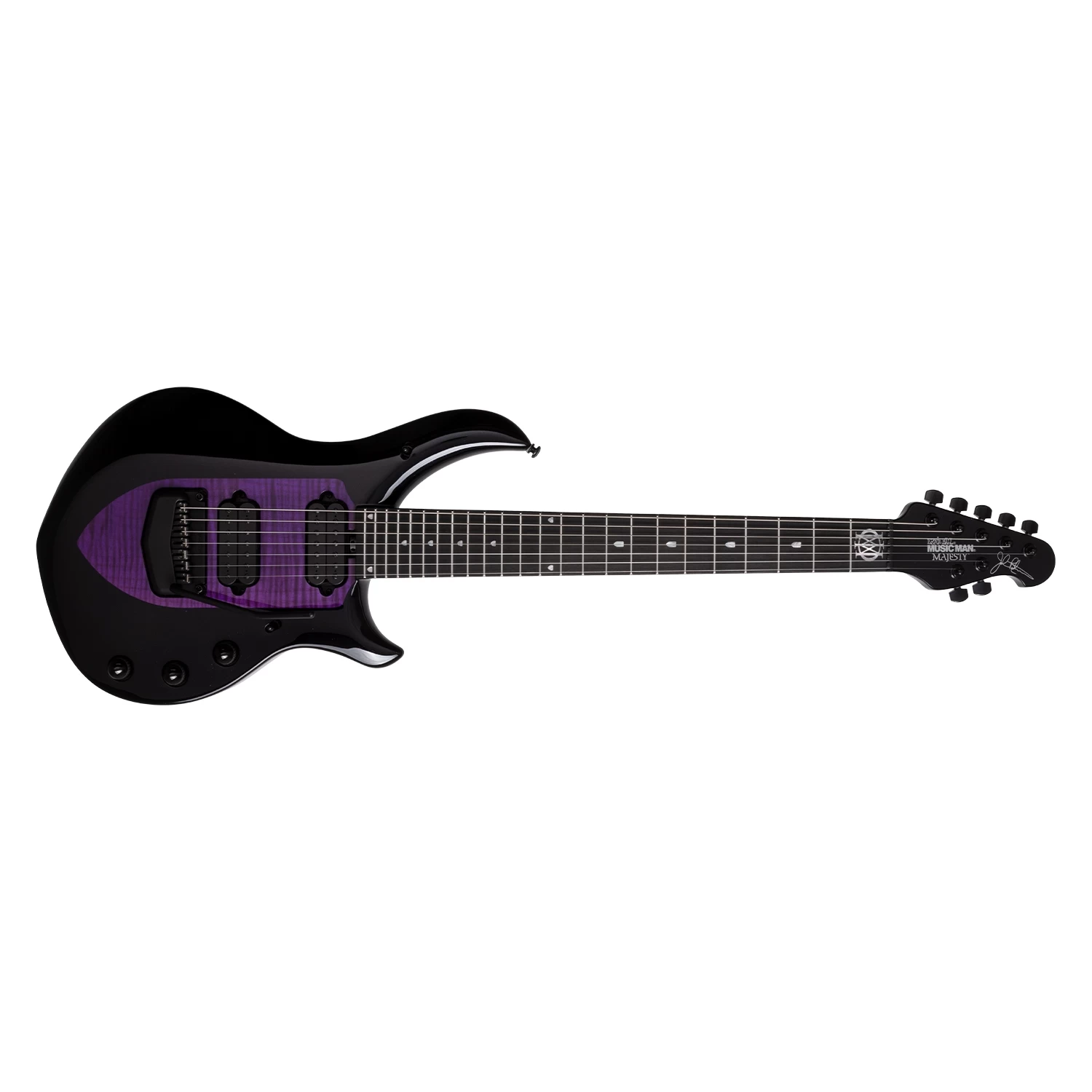 Ernie Ball Music Man John Petrucci Majesty 7-String Guitar, Ebony Fretboard, Wisteria Blossom 3 Ernie Ball Music Man John Petrucci Majesty 7-String Guitar, Ebony Fretboard, Wisteria Blossom