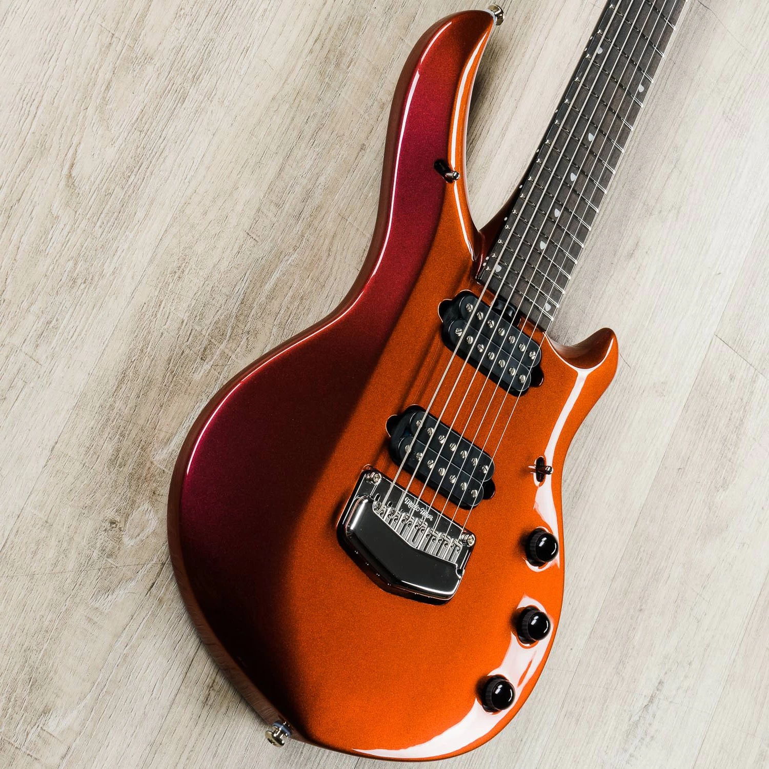 Ernie Ball Music Man John Petrucci Majesty 7 7-String Guitar, Ebony Fretboard, Red Phoenix 4 Ernie Ball Music Man John Petrucci Majesty 7 7-String Guitar, Ebony Fretboard, Red Phoenix - Image 2