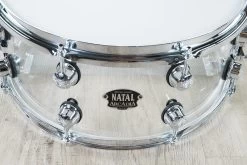 Natal Arcadia Transparent Acrylic Snare Drum (14" X 6.5") -Musical Instrument Shop ntl s ac s465 3