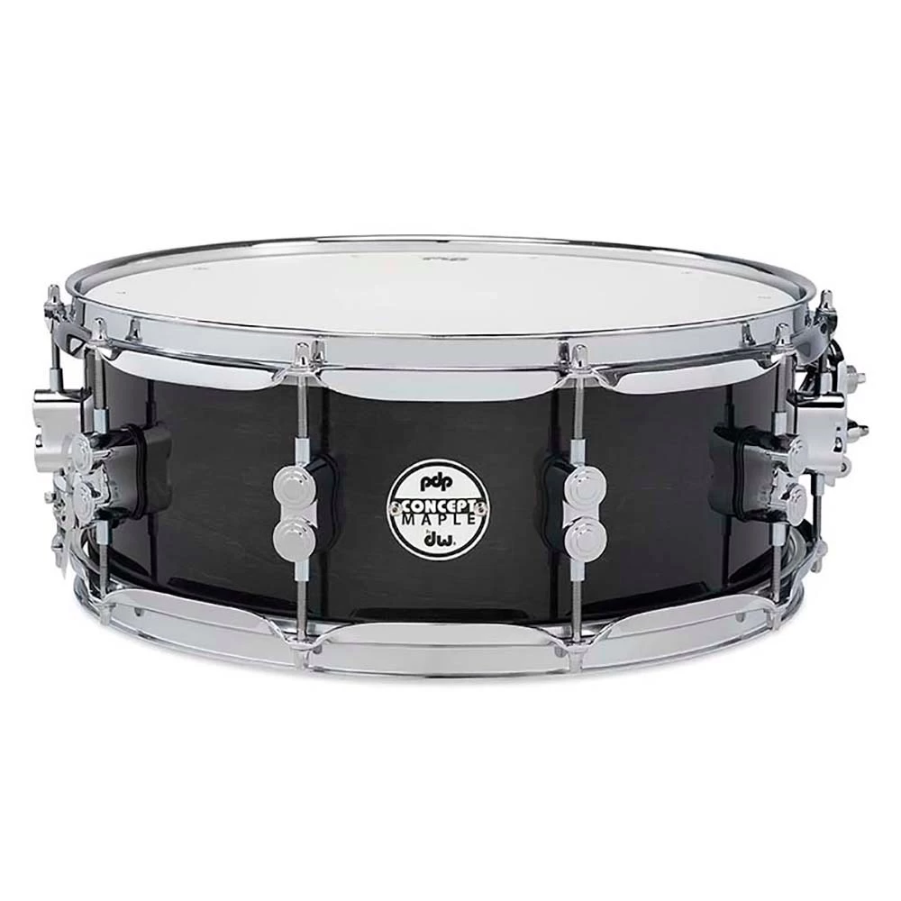 PDP PDCM5514SSES Concept Maple 5.5x14 Snare Drum, Ebony Stain 3 PDP PDCM5514SSES Concept Maple 5.5x14 Snare Drum, Ebony Stain