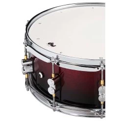 PDP PDCM5514SSRB Concept Maple 5.5x14 Snare Drum, Red To Black Sparkle -Musical Instrument Shop pdp pdcm5514ssrb 4