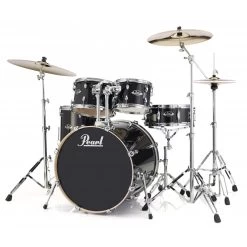 Pearl Drums EXL725P/C Export EXL 5pc Drum Kit W/ HWP-830 And P930 Hardware Pack, #248 Black Smoke