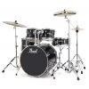 Pearl Drums EXL725P/C Export EXL 5pc Drum Kit W/ HWP-830 And P930 Hardware Pack, And Meinl HCS141620 Cymbal Set, #248 Black Smoke -Musical Instrument Shop pearl exl725p c 248 kit cym 1