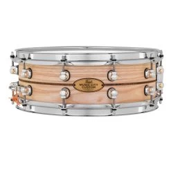 Pearl MCCA1450S/C1001 Music City Custom Solid Ash 14"x5" Snare Drum W/ Kingwood Inlay