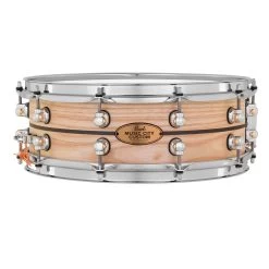 Pearl MCCA1450S/C1007 Music City Custom Solid Ash 14"x5" Snare Drum W/ Ebony Inlay