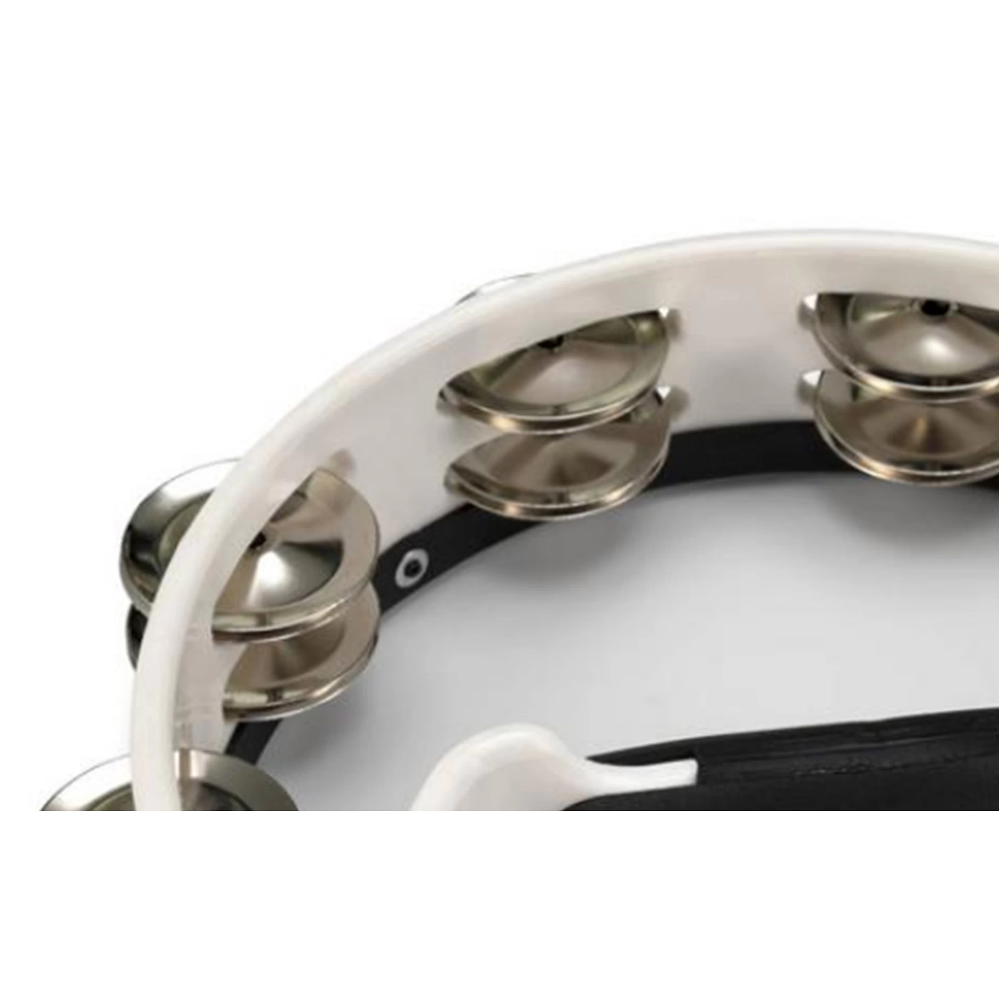 Pearl PTM10SHX Quickmount Tambourine With Steel Jingles 4 Pearl PTM10SHX Quickmount Tambourine With Steel Jingles - Image 2