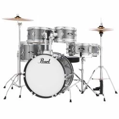 Pearl RS465C/708 5-Piece Drum Set / Kit W/ Hardware & Cymbals, Grindstone Sparkle