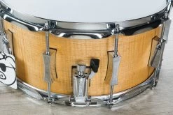 Pork Pie Percussion 7 X 14 Hickory Ply Snare Drum, Vintage Satin 12 Pork Pie Percussion 7 X 14 Hickory Ply Snare Drum, Vintage Satin -Musical Instrument Shop ppp 714hicksd 5