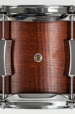 Pork Pie Percussion 6.5'' X 14'' Snare Drum, 5-Ply Hickory Fiddleback, Rosewood Satin -Musical Instrument Shop ppp pp6514jpsn hick 5