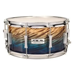 Pork Pie Percussion USA Custom Birch Shell Snare Drum, Blue Fade Dip (7x14")