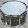 Pork Pie Percussion Patina Brass Snare Drum, Bubble Finish (8 X 14")