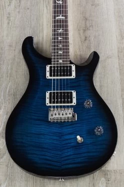 PRS Paul Reed Smith CE 24 Bolt-On Guitar, Whale Blue Smokeburst Wrap, Flame Maple Top, Rosewood Fretboard