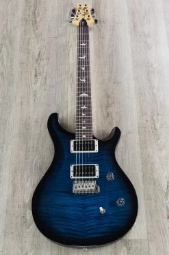 PRS Paul Reed Smith CE 24 Bolt-On Guitar, Whale Blue Smokeburst Wrap, Flame Maple Top, Rosewood Fretboard -Musical Instrument Shop prs ce24 wbsmkwbrst 3 1