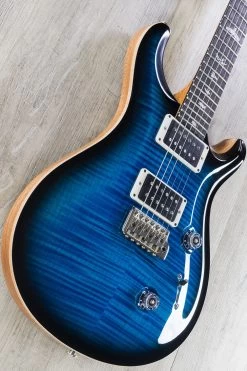 PRS Paul Reed Smith Custom 24 Guitar, Blue Matteo Smokeburst, Flame Maple, Rosewood, Pattern Regular 14 PRS Paul Reed Smith Custom 24 Guitar, Blue Matteo Smokeburst, Flame Maple, Rosewood, Pattern Regular -Musical Instrument Shop prs cu24 blumateosmkbrst