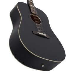 Recording King RDS-7 Dirty 30s Series 7 Dreadnought Acoustic Guitar, Matte Black -Musical Instrument Shop rk rds 7 mbk 3