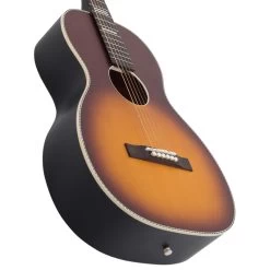 Recording King RPS-7-FE3 Dirty 30s Series 7 Single 0 Acoustic Electric Guitar, Tobacco Sunburst -Musical Instrument Shop rk rps 7 fe3 ts 3