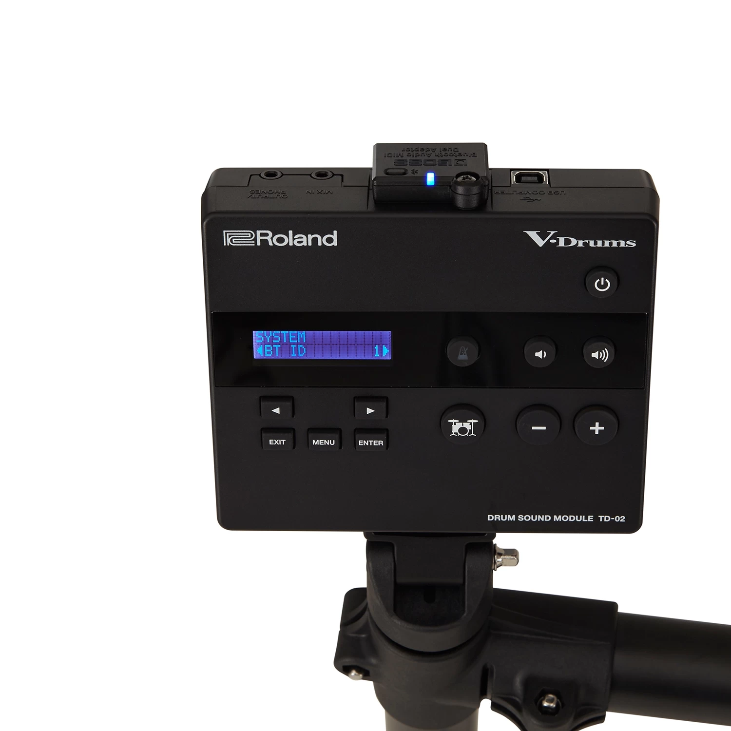 Roland V-Drums TD-02KV 5-Piece Electronic Drum Kit W/ Mesh-Head Snare Pad 8 Roland V-Drums TD-02KV 5-Piece Electronic Drum Kit W/ Mesh-Head Snare Pad - Image 6