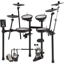 Roland V-Drums TD-1DMK 5-Pad Electronic Drum Kit W/ Hi-Hat & 2 Cymbals, Drum Rack