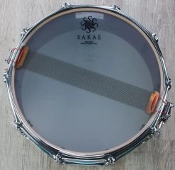 Sakae Birch Snare Drum - Sonic Blue (5.5" X 14") 9 Sakae Birch Snare Drum - Sonic Blue (5.5" X 14") -Musical Instrument Shop sakae sd1455bcsb 5