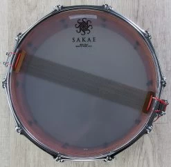 Sakae Bubinga Snare Drum - Black Forest Sunburst (6.5" X 14") 9 Sakae Bubinga Snare Drum - Black Forest Sunburst (6.5" X 14") -Musical Instrument Shop sakae sd1465bvbfs 5