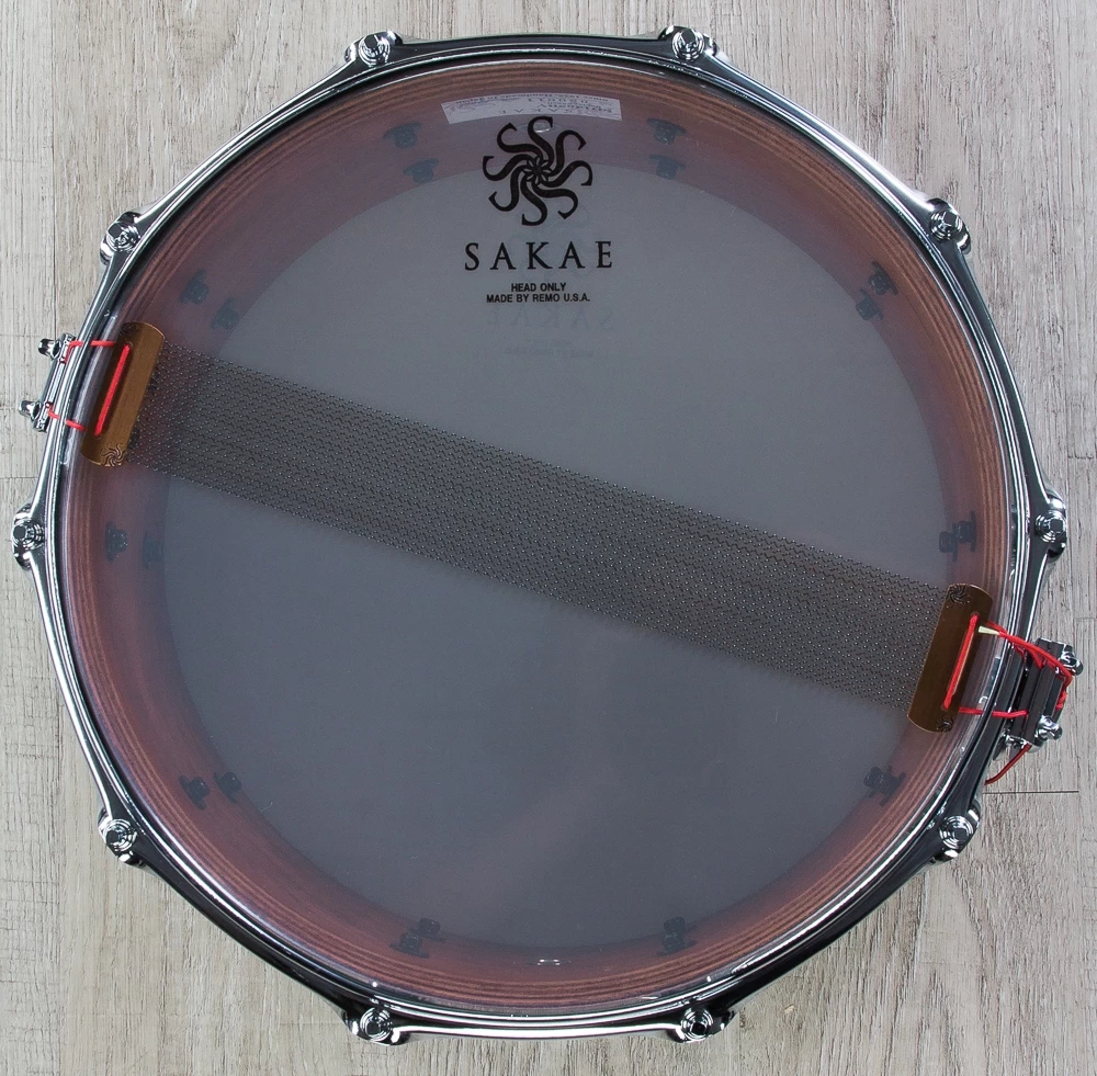 Sakae Bubinga Snare Drum - Black Forest Sunburst (6.5" X 14") 5 Sakae Bubinga Snare Drum - Black Forest Sunburst (6.5" X 14") - Image 3