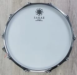 Sakae Bubinga Snare Drum - Ocean (6.5" X 14") -Musical Instrument Shop sakae sd1465bvocn 2