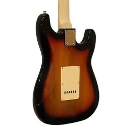 Sawtooth ES Series Left-Handed Electric Guitar, Sunburst W/ Vanilla Cream Pickguard -Musical Instrument Shop sawt st es lh sbvc 5