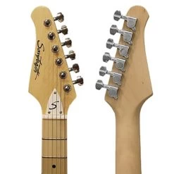 Sawtooth ES Series Left-Handed Electric Guitar, Sunburst W/ Vanilla Cream Pickguard -Musical Instrument Shop sawt st es lh sbvc 6