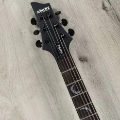 Schecter 2473 Damien 6 L/H Left Handed Guitar, Rosewood Fretboard, Satin Black -Musical Instrument Shop schtr 2473 8