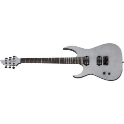 Schecter 876 Keith Merrow KM-6 MK-III Legacy Left-Handed Guitar, Transparent White Satin