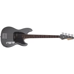 Schecter 1440 Banshee Bass Guitar, Rosewood Fretboard, Carbon Grey (CBG)