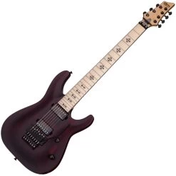 Schecter JL-7 FR Jeff Loomis Signature 7-String Guitar, Vampyre Red Satin -Musical Instrument Shop schtr jl7 fr vrs 1