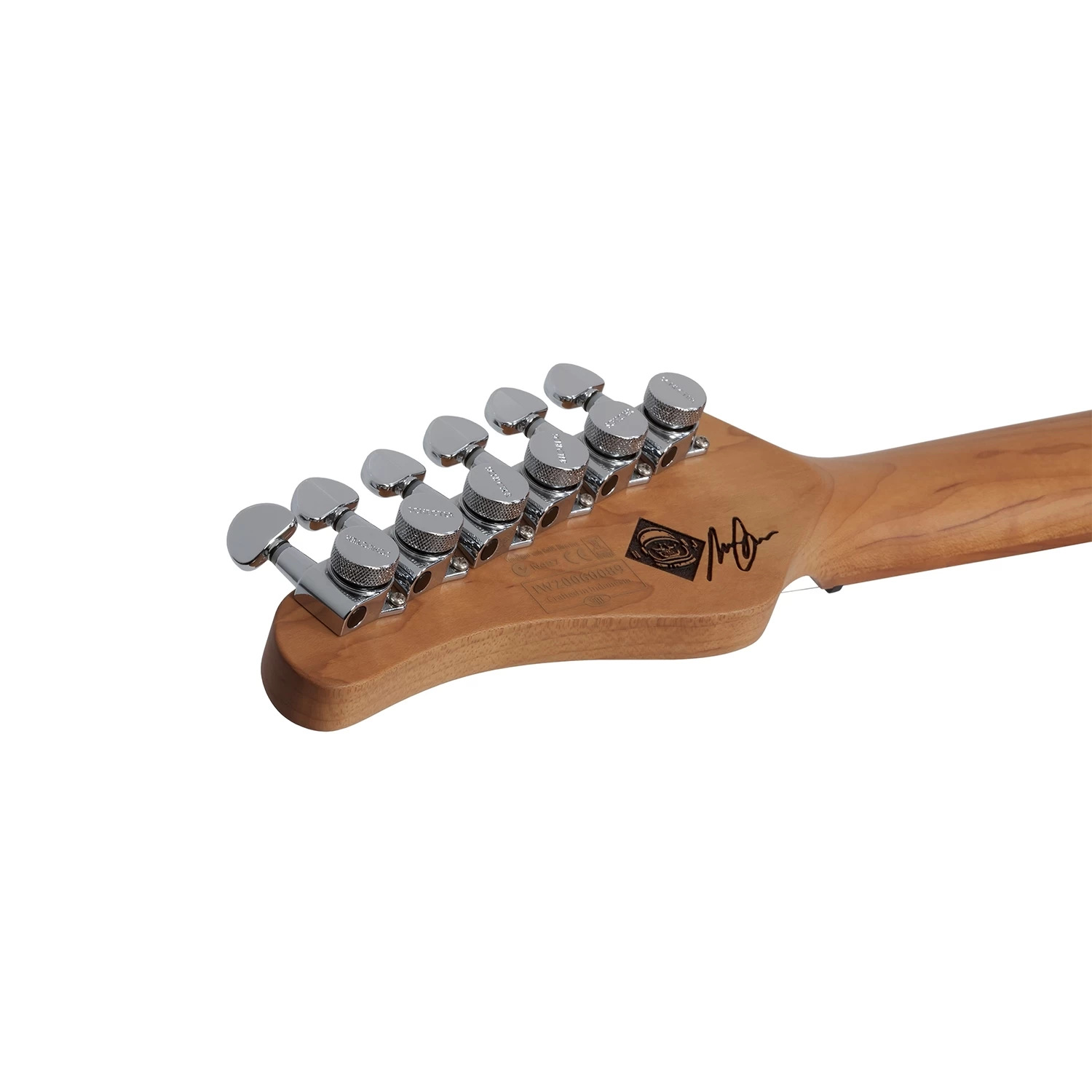 Schecter 3328 Nick Johnston Traditional LH Left-Handed Guitar, Atomic Orange 7 Schecter 3328 Nick Johnston Traditional LH Left-Handed Guitar, Atomic Orange - Image 5